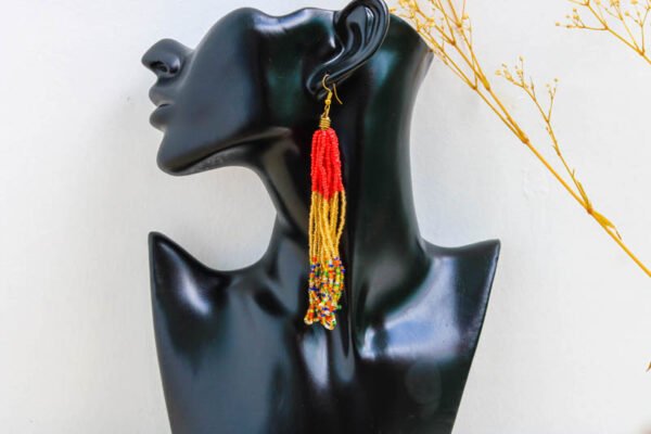 FAHARI African Beaded Earrings