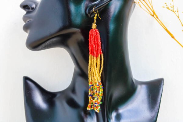 FAHARI African Beaded Earrings