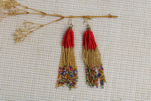 FAHARI African Beaded Earrings