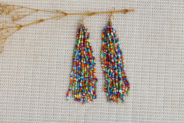 FEHEDI African Beaded Earrings