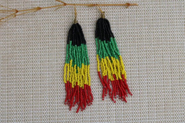HASINA African Beaded Earrings