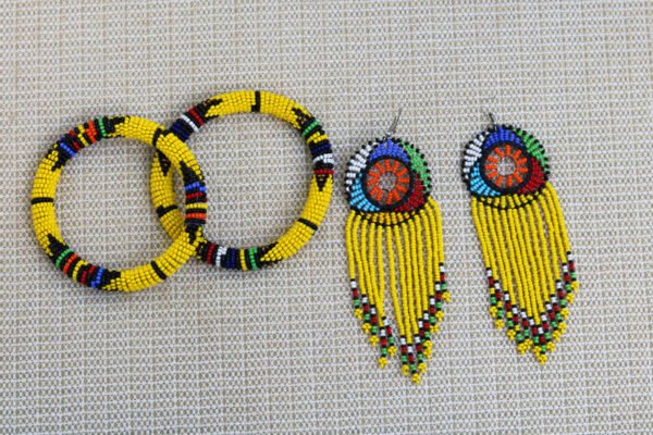 HIBA African Beaded Jewelry Set