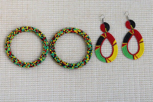 HIMA African Beaded Jewelry Set