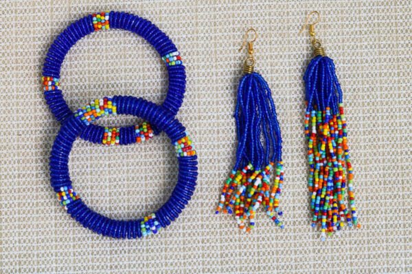 HAYA African Beaded Jewelry Set