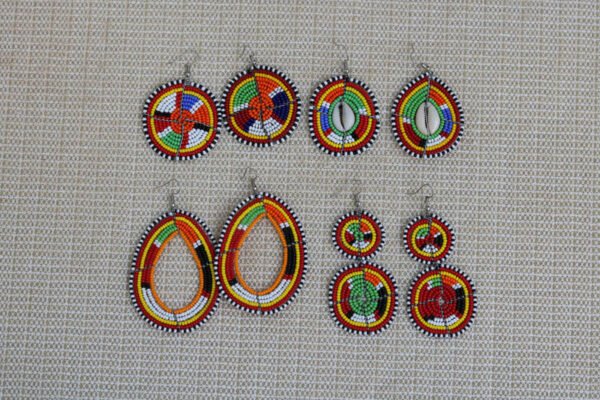IDI African Maasai Beaded Earrings