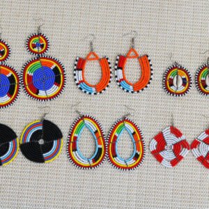 ISHI African Maasai Beaded Earrings