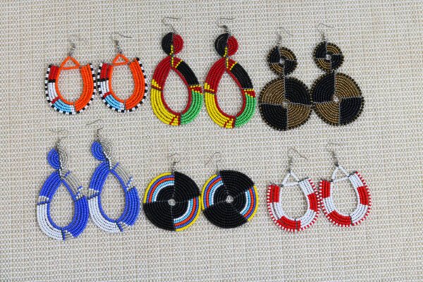 ITA African Maasai Beaded Earrings