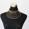ETAGO African brass choker necklace