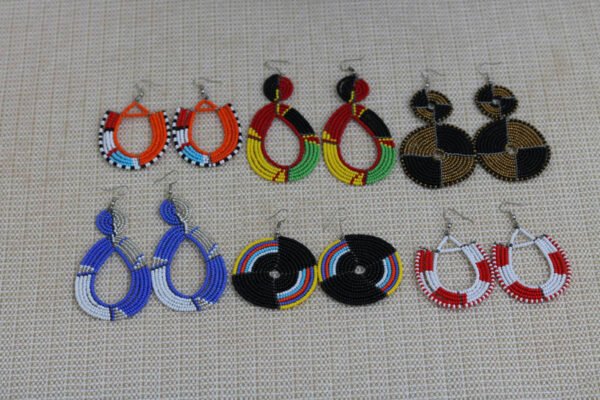 ITA African Maasai Beaded Earrings