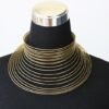ETAGO African brass choker necklace