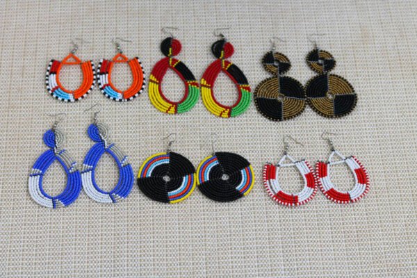 ITA African Maasai Beaded Earrings