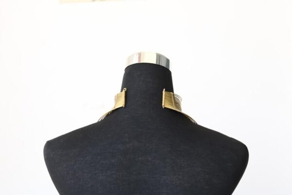 ETAGO African brass choker necklace