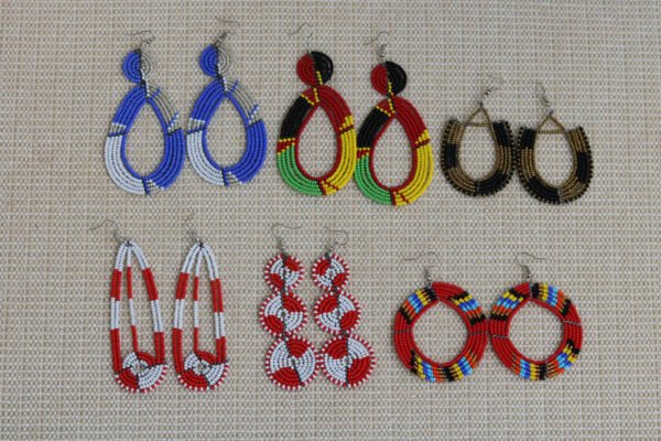 IBADA Maasai Beaded Earrings