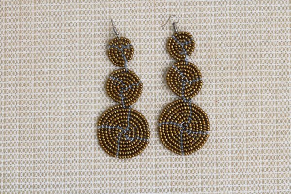 ISSA African Beaded Earrings