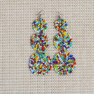 INAYA African Beaded Earrings