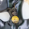 JAHU African Cow Horn earrings