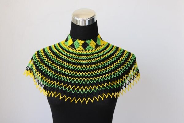 NANDI African Wedding Shawl necklace