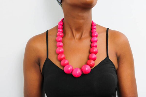 MWANGA Wooden Beaded necklace