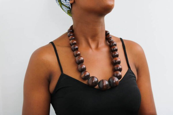 BAKA Wooden Beaded necklace