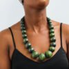 MKWASI Wooden Beaded necklace