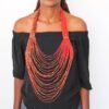 AKUKU African fringe necklace