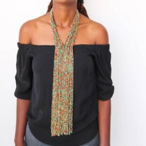 AIDA African beaded necklace
