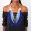 APONDI beaded fringe necklace