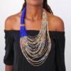 VASHA african beaded necklace