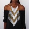 LAMUA african beaded necklace