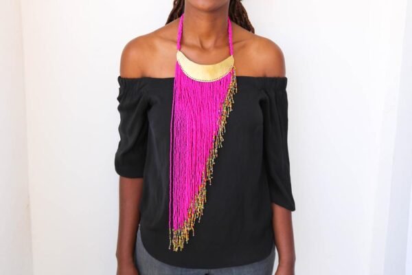 KOYET African beaded necklace