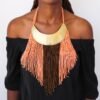 KENDA african beaded necklace