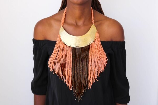 KENDA african beaded necklace