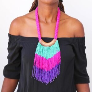 ARUBA African beaded necklace