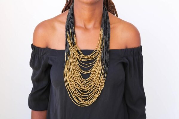 AMMA African beaded necklace