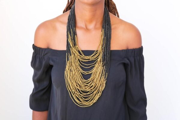 AMMA African beaded necklace