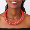 DUA African beaded necklace