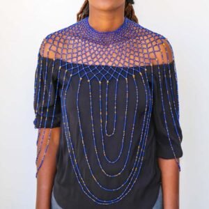 Bahari Beaded shawl necklace