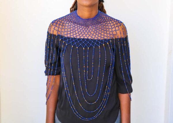 Bahari Beaded shawl necklace