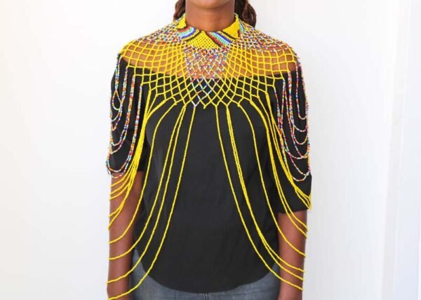 ROKA Beaded shawl necklace