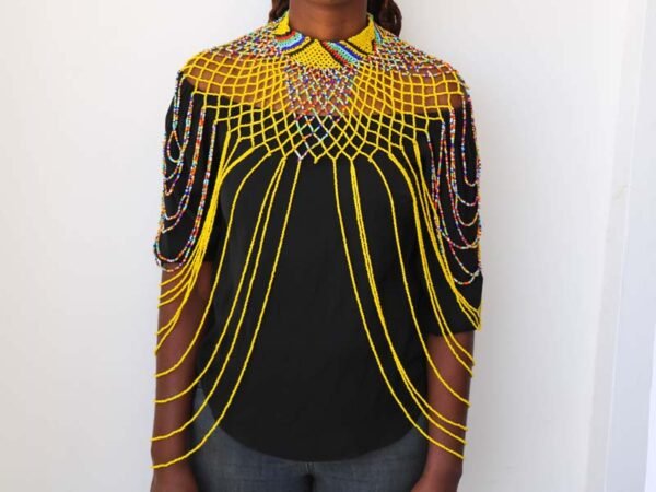 ROKA Beaded shawl necklace