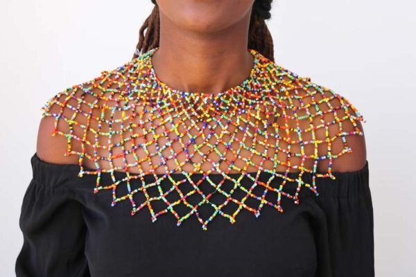 MOA Beaded shawl necklace