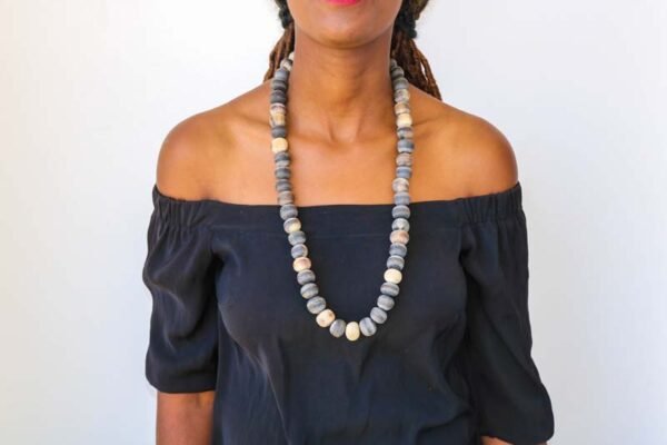 PAZA African Bone necklace