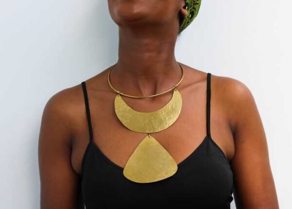 BUTOSO African brass necklace