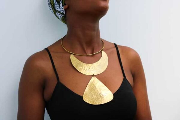 BUTOSO African brass necklace
