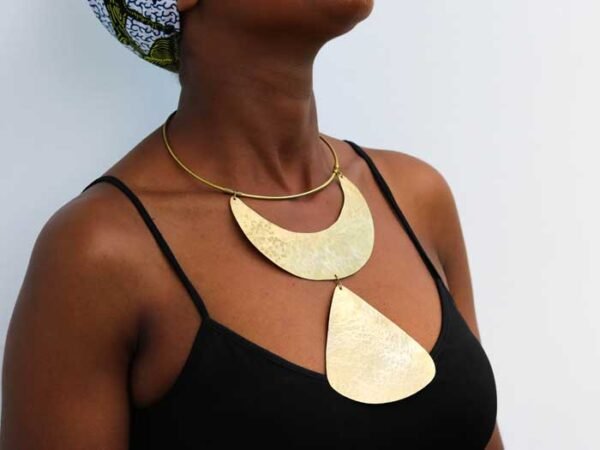 BUTOSO African brass necklace