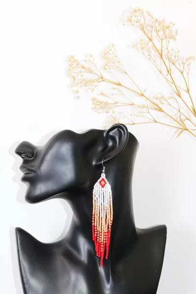 FANTA African Beaded Earrings
