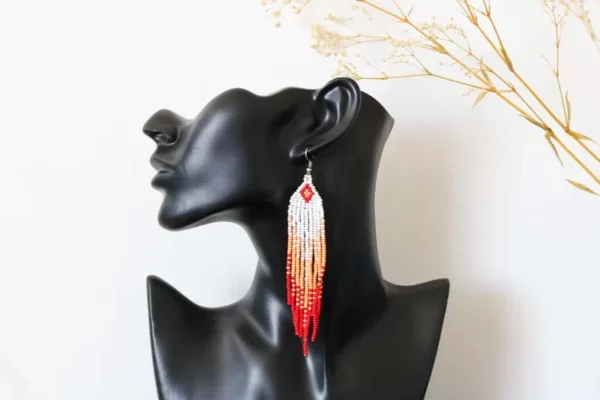 FANTA African Beaded Earrings