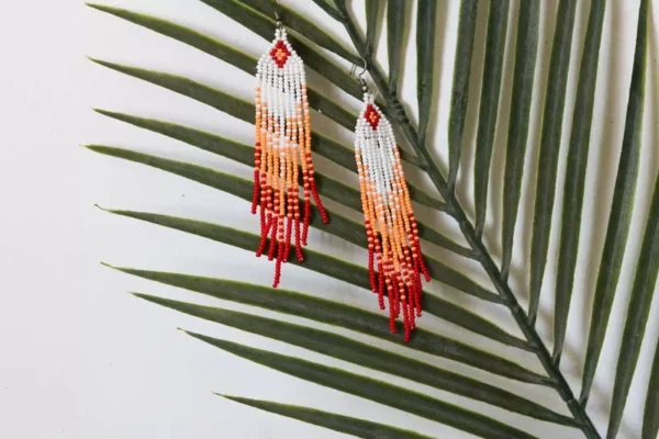 FANTA African Beaded Earrings