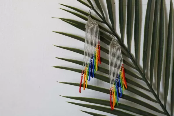 FATIMA African Beaded Earrings