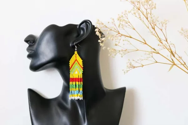 FIFE African Beaded Earrings
